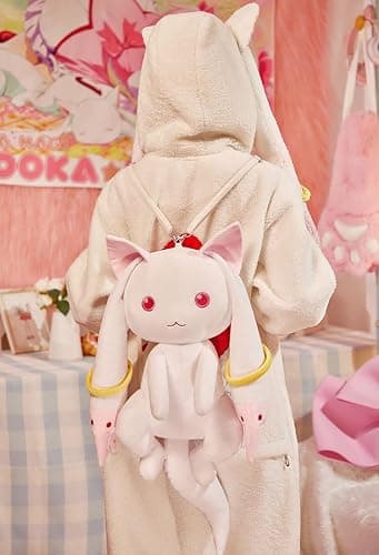 Micotaku Women Backpack Puella Magi Madoka Magica Officially Licensed Cute Kyubey Backpack thumbnail 5
