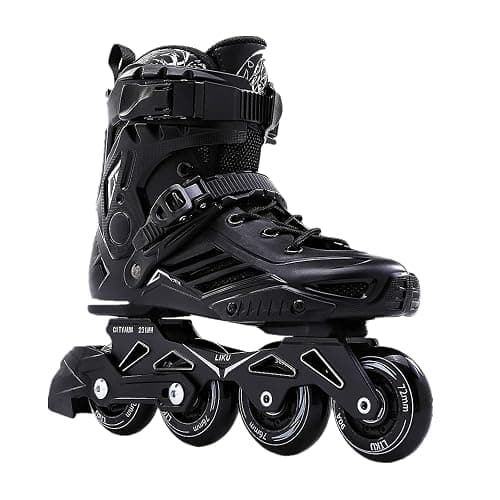 LIKU Black Inline Skates Unisex thumbnail 4