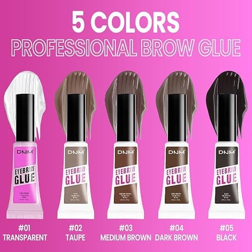 Kaely PROFESSIONAL MAKEUP Brow Glue, Clear Eyebrow Gel, Eyebrow Mascara Waterproof, gel para cejas a prueba de agua, Vegan & Cruelty-Free, 1Pcs-01 Transparent thumbnail 6