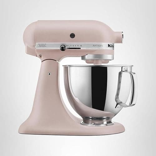 KitchenAid Artisan Series 5 Quart Tilt Head Stand Mixer with Pouring Shield KSM150PS, Feather Pink thumbnail 8