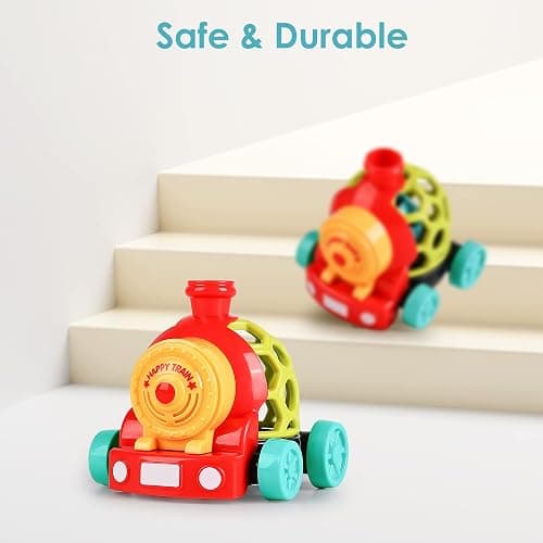 iPlay, iLearn Baby Toy Train, Infant Soft Cars for 6-12 Month Boy, Musical Push N Go Truck, Toddler Sensory Ball Rattle, Development Grasp Babies Birthday Gift 7 8 9 10 11 18 Month 1 2 Year Old Girl thumbnail 7