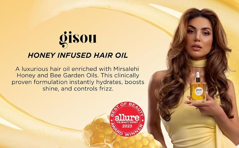 Honey Infused Hair Oil Travel Size Infused with Mirsalehi Honey to Deeply Nourish and Moisturise Hair 20 ml thumbnail 8