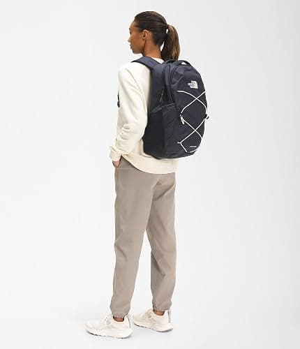 The North Face Jester Everyday Laptop Backpack - Commuter Daypack, Water Repellent, Laptop Sleeve, Aviator Navy Light Heather/Vintage White-NPF, One Size thumbnail 8