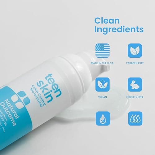 Natural Outcome Teen Skin Moisturizer | Gentle, Non-Toxic Acne Treatment for Boys & Girls | All Skin Types | 50 ML thumbnail 3