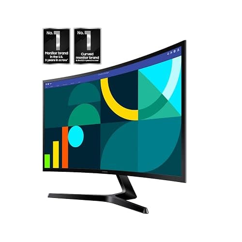 Samsung 27" Essential S3 (S36GD) Series FHD 1800R Curved Computer Monitor | 100Hz, Game Mode, Advanced Eye Comfort, HDMI and D-sub Ports (LS27D366GANXZA) thumbnail 2