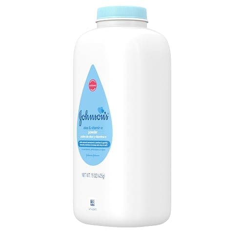 Johnson's Baby Powder with Naturally Derived Cornstarch, Aloe & Vitamin E for Delicate Skin, Hypoallergenic, Free of Parabens, Phthalates & Dyes for Gentle Baby Skin Care, 15 oz thumbnail 7