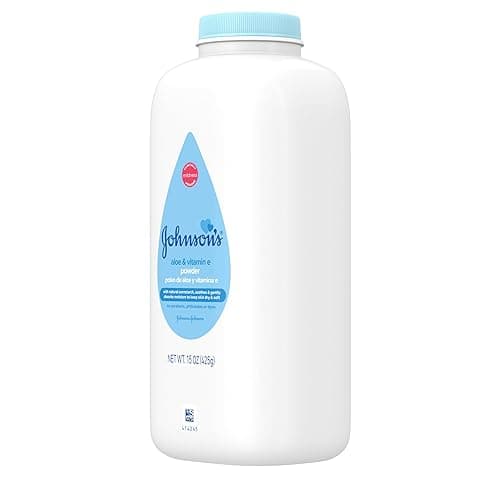 Johnson's Baby Powder with Naturally Derived Cornstarch, Aloe & Vitamin E for Delicate Skin, Hypoallergenic, Free of Parabens, Phthalates & Dyes for Gentle Baby Skin Care, 15 oz thumbnail 8