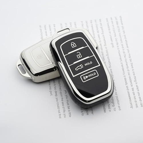 Tautrophen Key Fob Cover Fit for Toyota Camry Mirai 2025 Crown Corolla Grand Highlander Tundra Venza Sequoia thumbnail 3