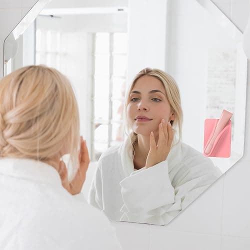 DOB SECHS Silicone Lip Holder for Cell Phone Lipstick Lip Glaze Phone Case Back Stick On Holder for iPhone and Android Smartphone, Orange thumbnail 6
