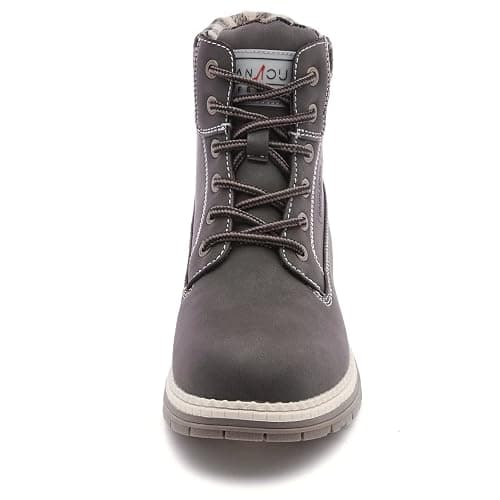 ANJOUFEMME Work Hiking Boots for Women Waterproof - Womens Outdoor Ankle Boots Lightweight Snow Winter Boots for Trekking Walking thumbnail 2