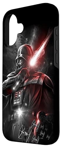 iPhone 16 Star Wars Darth Vadar Dark Lord Lightsaber Case thumbnail 2