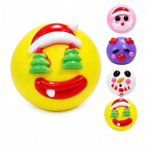 Smushers Squishy Stress Relief Christmas Squeeze Ball Party Favor Gifts | Soft Slow Rising Stress Relief Sensory for Adults, Fidget Toys for Anxiety Relief, ADHD & Autism, Cute Office Desk Decor thumbnail 4