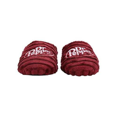 Bioworld Dr Pepper Logo Adult Red Scuff Slippers thumbnail 6