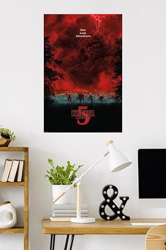 Netflix Stranger Things: Season 5 (2025) - Key Art Wall Poster, 34L" x 22.4W", Unframed Version thumbnail 2