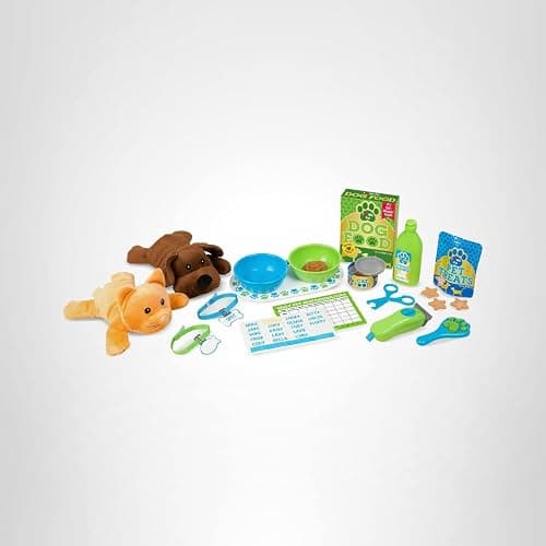 Melissa & Doug Feeding and Grooming Pet Care Play Set Pretend Play Vet Toy Veterinarian Kit for Kids thumbnail 10