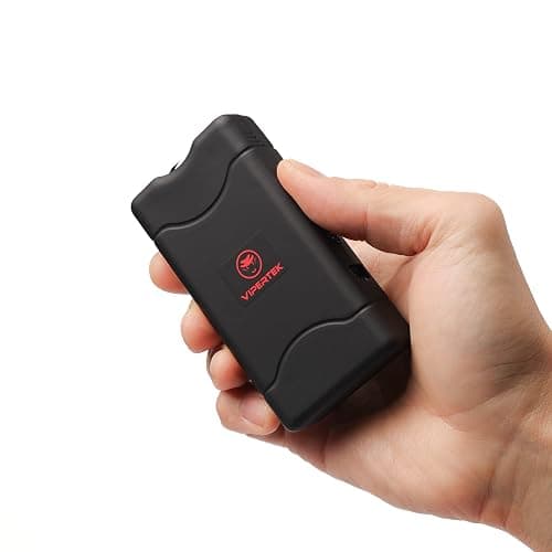 VIPERTEK VTS-880 Mini Stun Gun for Self Defense Rechargeable with LED Flashlight thumbnail 5