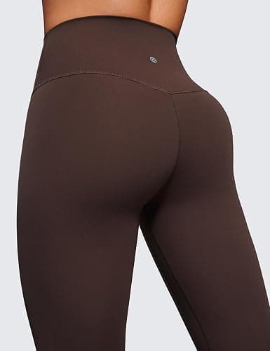 CRZ YOGA Womens Butterluxe High Waisted Yoga Leggings 25" - Double Seamed Buttery Soft Comfy Athletic Gym Workout Pants thumbnail 3