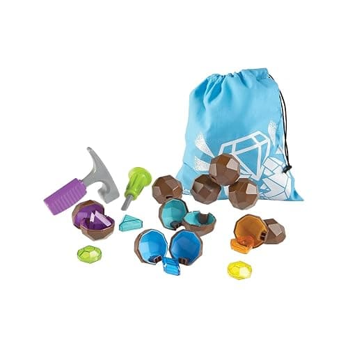 Learning Resources Rock 'n Gem Surprise, Sorting, Matching & Counting Skills Activity Set, Early STEM, 19 Pieces, Ages 3+ thumbnail 4