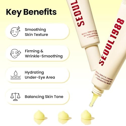 K-SECRET SEOUL 1988 Retinal Eye Cream – Formulated with Advanced Retinal Liposome 4% and Fermented Bean for Smoother, Refreshed-Looking Eyes | Korean Skincare, 30ml / 1.01 fl oz thumbnail 3