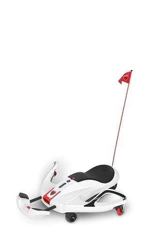 Rollplay Nighthawk NexGen Kids Electric Ride-On, 24V, White | Rollplay Nighthawk NexGen 24V electric ride-on for kids ages 6+, 6.5 MPH, white, rechargeable battery - Image 1