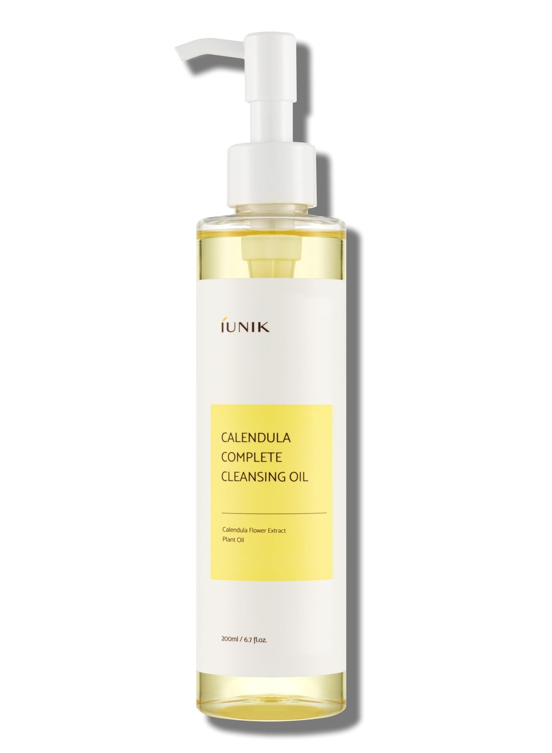 IUNIK Calendula Complete Deep Vegan Cleansing Oil 94% Plant-based Oils Blackhead Melting Makeup Remover Mascara Sunscreen Eyeliner Facial Cleanser - Dry Oily Acne-Prone Sensitive Skin Korean Skincare - Image 1