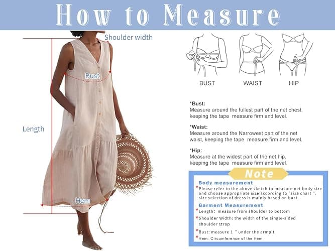 chouyatou Women's Summer Sleeveless Button Down Cotton Tank Dress Loose A-Line Tiered Tunic Beach Dress thumbnail 3