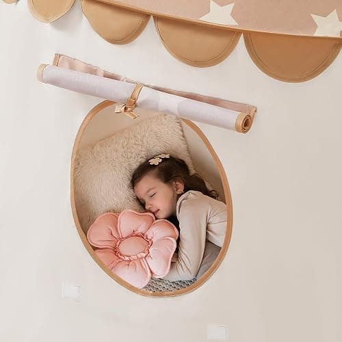 Tiny Land Kids Play Tent – Khaki Castle Tent for Kids Indoor, Neutral Toddler Tent for Girls & Boys, Portable Playhouse for Imaginative Play, Toys Gifts for 2 Year Old Girl & Boy thumbnail 11