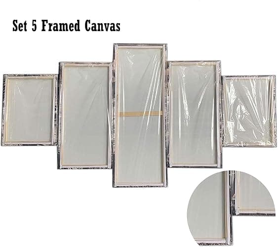 Set 5 Canvas Print Toji Fushiguro Risen Sea Background Anime Art for Living Room Bedroom Office Ready to Hang Fabric Home Artistic Anime Manga Different sizes (with Frame) (39x22inch) thumbnail 3