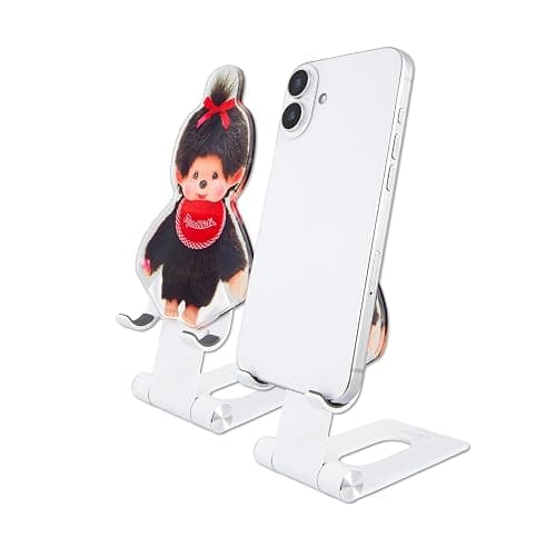 Sonix x Monchhichi Character Phone Stand | Adjustable Cell Phone Holder, Desk Stand, Dock | Monchhichi Girl thumbnail 2