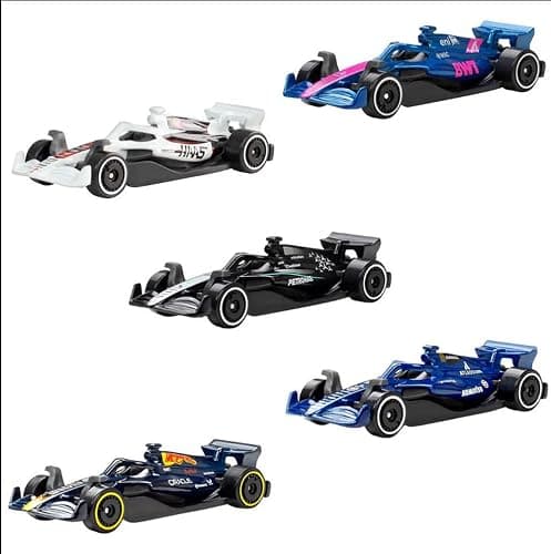 Hot Wheels Formula 1 Die-Cast Cars Bundle of 2 x 5-Pack | F1 2024 and 2025 Teams, Ages 3+ thumbnail 3