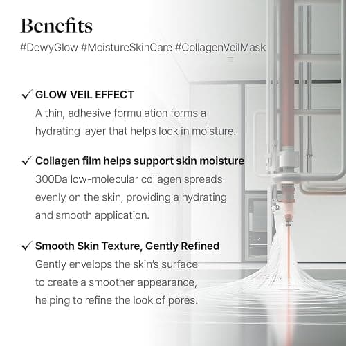 MDP+ RED LACTO COLLAGEN WRAPPING MASK, Glowy, Skin Elasticity, Hydrating, 2.36oz/70ml,Peel-off Mask, Pore Lifting and Minimizing, Korean Glass Skin thumbnail 3