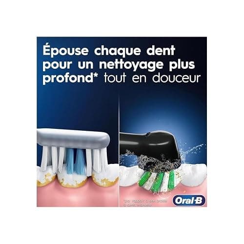 Oral-B Vitality Pro Brosse A Dents Electrique Noire, Pour Adultes, Modes De Nettoyage Avec Sensibilité Plus, 1 Brossette De Rechange, 1 Chargeur thumbnail 4