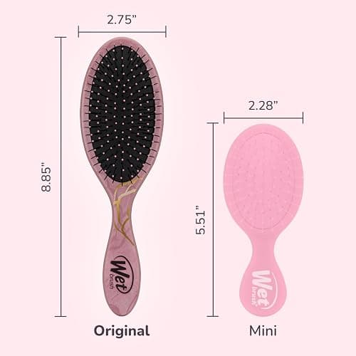 Wet Brush Disney Original Hair Detangler, Belle (Elegant Princess), Ultra-Soft IntelliFlex Bristles, Detangling Brush Glides Through Tangles (Wet Dry & Damaged Hair), Women & Men thumbnail 5