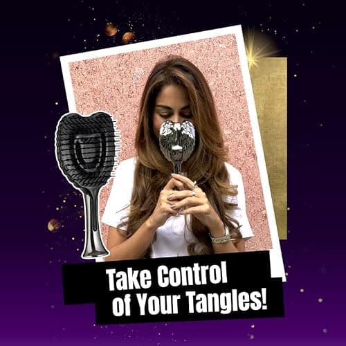 Tangle Angel Detangling Hair Brush - Anti Static Tangle Taming Brush with Soft Bristles - Heat & Water Resistant Pro Detangler Hairbrushes for Women for Fine, Thick, Wavy, & Curly Hair - Titanium thumbnail 10
