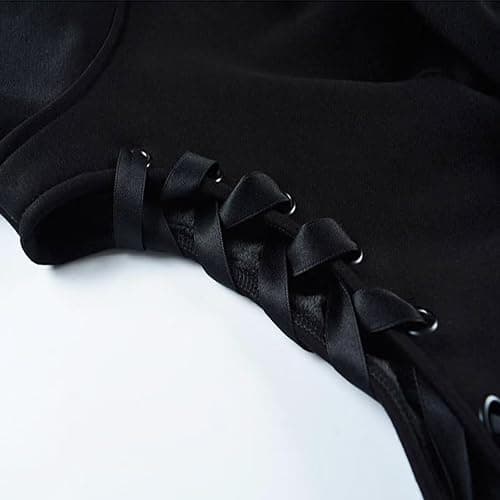 Dolpind Womens Cat Ear Hoodie Sweatshirt Long Sleeve Sweater Off Shoulder Cat Cute Crop Top Hoodies Pullover thumbnail 5