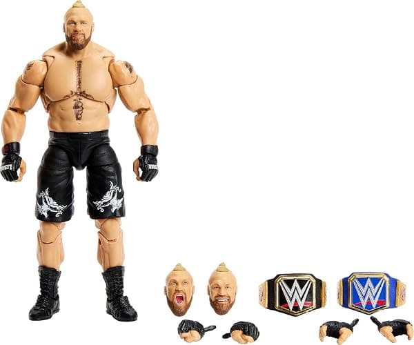 Mattel WWE Brock Lesnar Ultimate Edition Action Figure with Interchangeable Accessories, Articulation & Life-Like Detail, 6-inch thumbnail 2