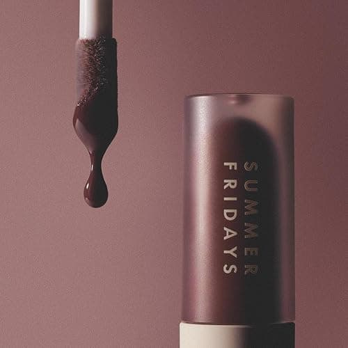Summer Fridays Dream Lip Oil - Tinted Lip Oil with Moisturizing Sheer Coverage, High-Shine and Deep Hydration - Non-Sticky Formula for Long-Lasting Softness - Rosewood Nights (0.15 Oz) thumbnail 5