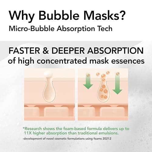 MENOKIN 30 Seconds Quick Bubble Mask [CLEAR] - [Cica] in Micro-bubbles For Soothing & Skin Strengthening, Hydration, Clearer Complexion, Korean Skin Care Essential, 50 Uses, 2.36 fl.oz thumbnail 2