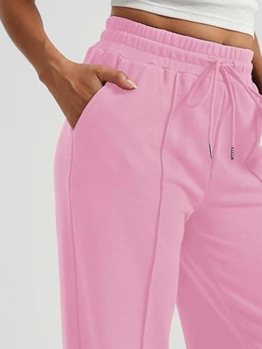 AUTOMET Womens Wide Leg Sweatpants Baggy Lounge Travel Pants Fall Fashion Outfits 2025 Winter Clothes Joggers thumbnail 5