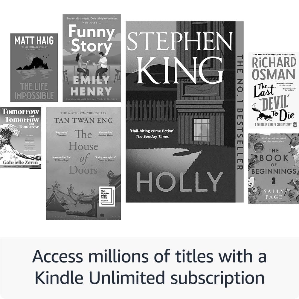 All-new Amazon Kindle Paperwhite (16 GB) – Our fastest Kindle ever, with new 7" glare-free display, and weeks of battery life - Black thumbnail 8