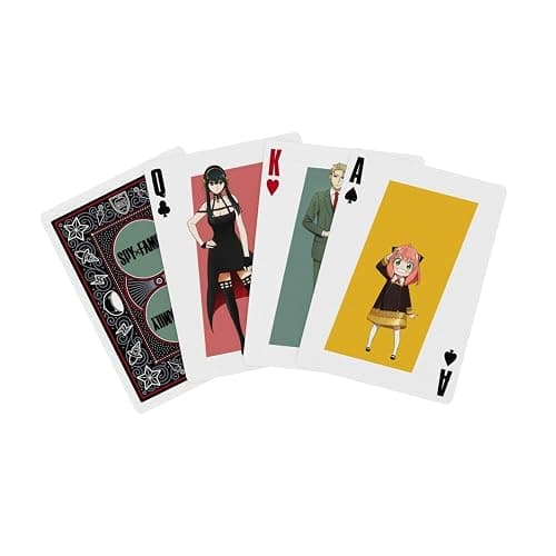 Bicycle Spy Family Collectible Standard 52 Deck of Cards, Poker Size, Anime Cartoon Gifts, Family & Kids Card Game Night thumbnail 5