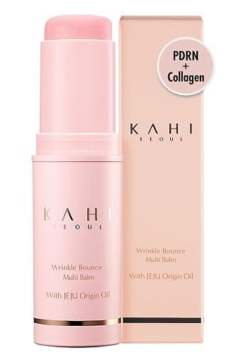 KAHI Wrinkle Bounce Multi Balm Stick | PDRN Collagen Wrinkle Stick | Korean Skin Care |All-in-One Hydrating Lip Balm Eye Cream Neck Cream Make Up Base & Face Mist Moisture Balm - Image 1