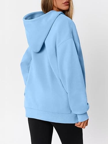 WYNNQUE Hoodies for Women Oversized Sweatshirts Fall Fashion Outfits 2026 Casual Sweaters Tops Fleece Workout Winter Clothes thumbnail 4
