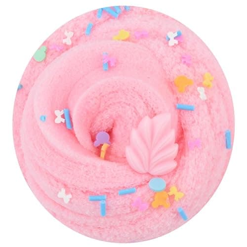 HUNDUN 2 Pack Cloud Slime Blue and Pink Supplies Stress Relief Toy Scented DIY Putty Sludge Toy Gifts for Girls and Boys (Blue&Pink) - Blue&pink thumbnail 4