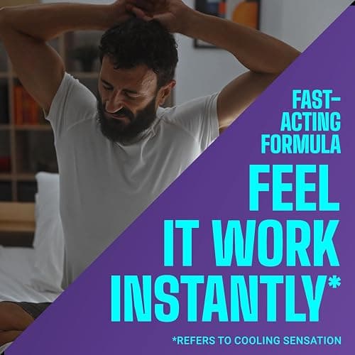 Icy Hot Original Pain Relief Nighttime Recovery No-Mess Roll-On Applicator, Fast-Acting Pain Relief with Menthol 8% for Backaches, Joints, Muscle Strains and Arthritis, Lavender Scent, 2 oz thumbnail 6