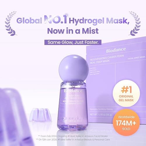 BIODANCE Caviar PDRN Jelly Serum Mist, Hydrating Face Mist, Revitalizing & Radiance Face Spray, Sprayable Hydrogel, Travel Essentials & Self Care Gifts for Women, Korean Skin Care | 1.69 fl.oz thumbnail 2