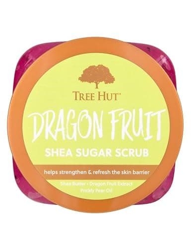 Tree Hut Dragon Fruit Shea Sugar Scrub, Exfoliating, Hydrating & Moisturizing Body Scrub with Shea Butter & Nourishing Essential Oils, Smooth & Soften Skin, 18 oz thumbnail 3