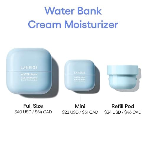 LANEIGE Water Bank Blue Hyaluronic Cream Moisturizer: Hydrating Korean Face Cream with Squalane & Ceramide for Skin Barrier Support, Dermatologist-Tested thumbnail 10