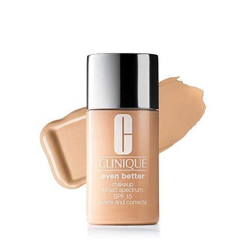 Clinique Even Better Makeup Liquid Foundation SPF 15 With Vitamin C For Dry + Oily Combination Skin Types | Medium Coverage + Natural Finish | Evens Skin Tone + Reduces Dark Spots - Image 1