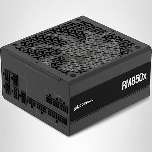CORSAIR RM850x Fully Modular Low-Noise ATX Power Supply – ATX 3.1 Compliant – PCIe 5.1 Support – Cybenetics Gold Efficiency – Native 12V-2x6 Connector – Black thumbnail 10